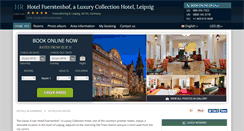 Desktop Screenshot of hotel-furstenhof-leipzig.h-rez.com