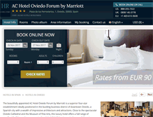 Tablet Screenshot of ac-oviedo-forum-marriott.h-rez.com