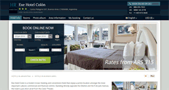 Desktop Screenshot of hotel-colon-buenos-aires.h-rez.com