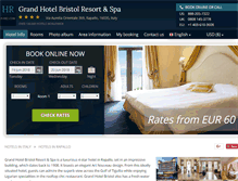 Tablet Screenshot of grandhotelbristol-rapallo.h-rez.com