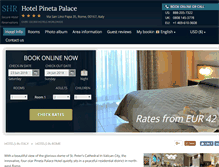 Tablet Screenshot of hotel-pineta-palace-rome.h-rez.com