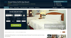 Desktop Screenshot of grand-palms-spa-resort.h-rez.com