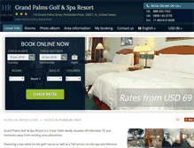 Tablet Screenshot of grand-palms-spa-resort.h-rez.com