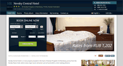 Desktop Screenshot of nevsky-hotel-central.h-rez.com