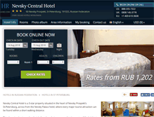 Tablet Screenshot of nevsky-hotel-central.h-rez.com