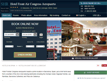Tablet Screenshot of hotel-front-air-congress.h-rez.com