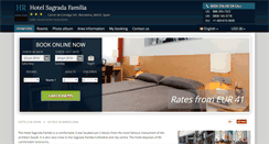 Desktop Screenshot of hotelsagradafamilia.h-rez.com