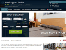 Tablet Screenshot of hotelsagradafamilia.h-rez.com