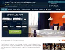 Tablet Screenshot of hotel-friends-dusseldorf.h-rez.com