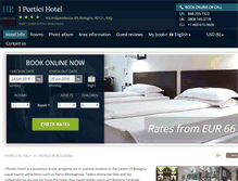 Tablet Screenshot of i-portici-hotel-bologna.h-rez.com