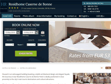 Tablet Screenshot of caserne-de-bonne-grenoble.h-rez.com