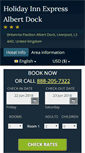 Mobile Screenshot of holiday-inn-albert-dock.h-rez.com