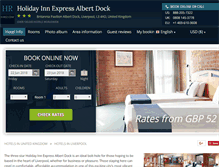 Tablet Screenshot of holiday-inn-albert-dock.h-rez.com