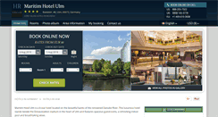 Desktop Screenshot of maritim-hotel-ulm.h-rez.com
