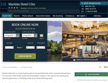 Tablet Screenshot of maritim-hotel-ulm.h-rez.com