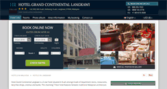 Desktop Screenshot of grandcontinental-langkawi.h-rez.com