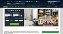 Desktop Screenshot of hotel-du-louvre-paris.h-rez.com
