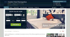 Desktop Screenshot of comfort-hotel-borsparken.h-rez.com