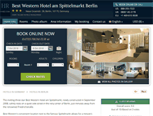 Tablet Screenshot of bestwesternamspittelmarkt.h-rez.com