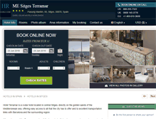 Tablet Screenshot of hotel-terramar-sitges.h-rez.com