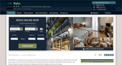 Desktop Screenshot of hotel-rialto-barcelona.h-rez.com