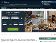 Tablet Screenshot of hotel-rialto-barcelona.h-rez.com