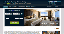 Desktop Screenshot of hyattregency-orangecounty.h-rez.com