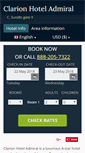 Mobile Screenshot of clarionhoteladmiralbergen.h-rez.com