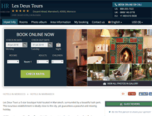 Tablet Screenshot of les-deux-tours-marrakech.h-rez.com