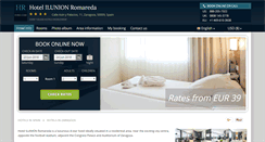 Desktop Screenshot of hotel-romareda-zaragoza.h-rez.com
