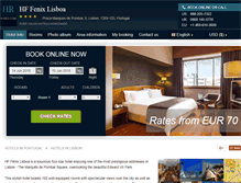 Tablet Screenshot of fenix-hotel-lisboa.h-rez.com