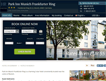 Tablet Screenshot of park-inn-frankfurter-ring.h-rez.com