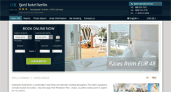 Desktop Screenshot of fjord-hotel-berlin.h-rez.com