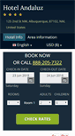 Mobile Screenshot of hotel-andaluz-albuquerque.h-rez.com