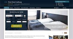 Desktop Screenshot of first-hotel-aalborg.h-rez.com