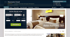 Desktop Screenshot of panoramic-hotel-iguazu.h-rez.com