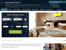 Tablet Screenshot of panoramic-hotel-iguazu.h-rez.com