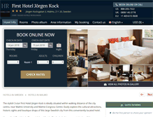 Tablet Screenshot of first-hotel-jorgen-kock.h-rez.com