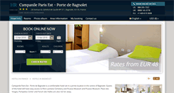 Desktop Screenshot of campanile-portedebagnolet.h-rez.com