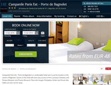 Tablet Screenshot of campanile-portedebagnolet.h-rez.com