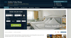 Desktop Screenshot of golden-tulip-hotel-olymp.h-rez.com
