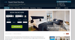 Desktop Screenshot of daniel-hotel-herzelia.h-rez.com