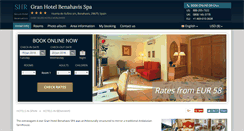 Desktop Screenshot of gran-hotel-benahavis-spa.h-rez.com