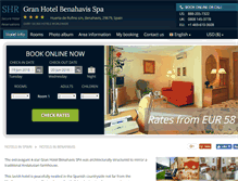 Tablet Screenshot of gran-hotel-benahavis-spa.h-rez.com