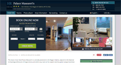 Desktop Screenshot of hotel-palace-masoanris.h-rez.com