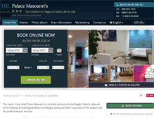Tablet Screenshot of hotel-palace-masoanris.h-rez.com