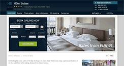 Desktop Screenshot of hotel-suisse-nice.h-rez.com
