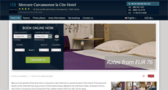 Desktop Screenshot of mercure-carcassonne-cite.h-rez.com
