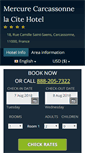 Mobile Screenshot of mercure-carcassonne-cite.h-rez.com