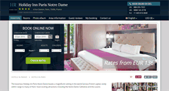 Desktop Screenshot of holiday-inn-notre-dame.h-rez.com